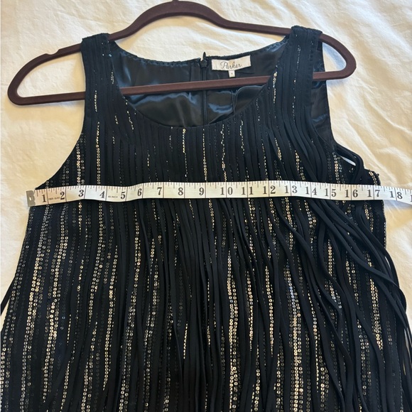 Parker 100% Silk and Sequin Party Dress - Picture 4 of 6